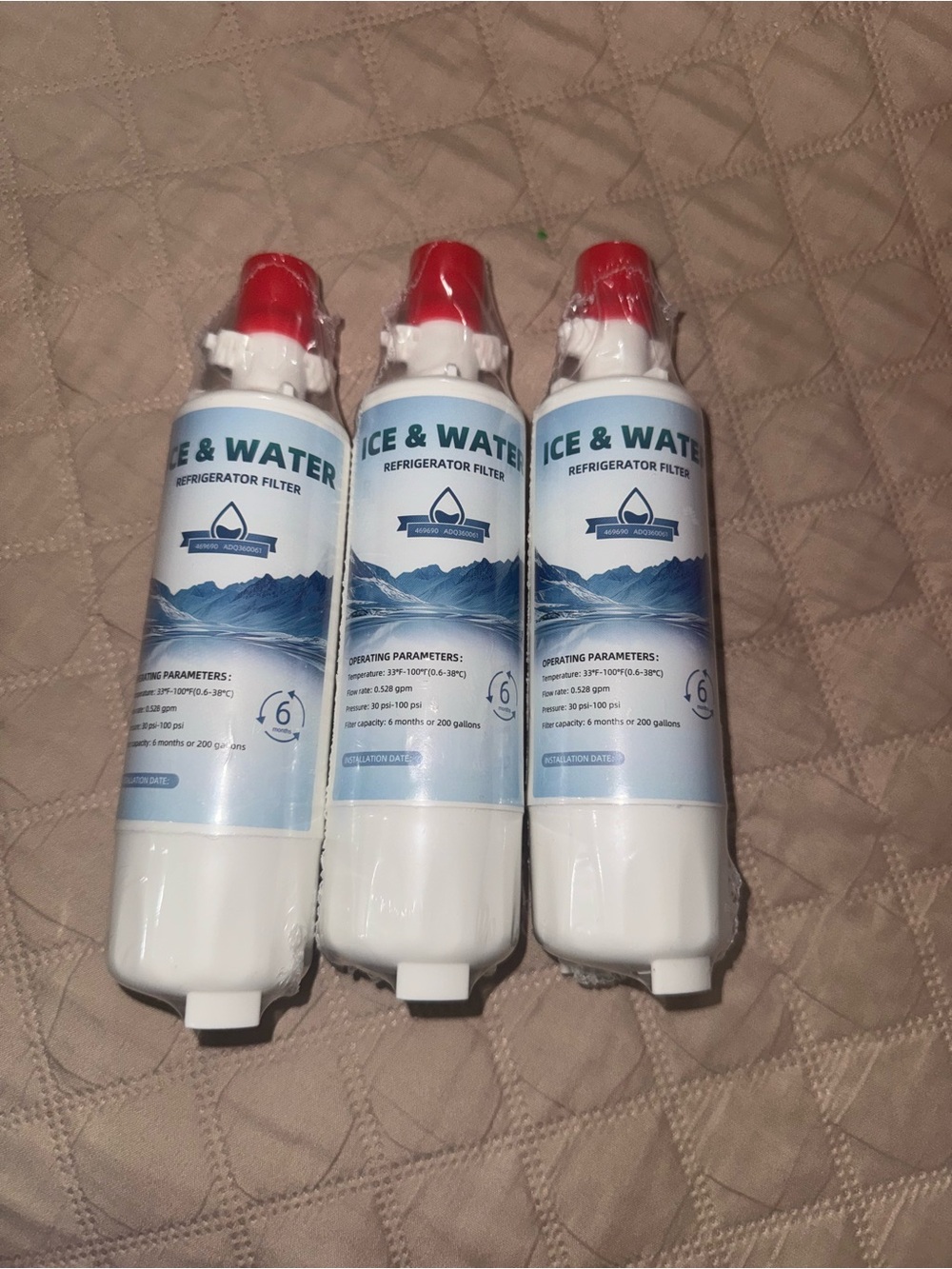 ADQ360061 Water Filter Replacement for LG LT700P, Fit Kenmore Elite Water Filter